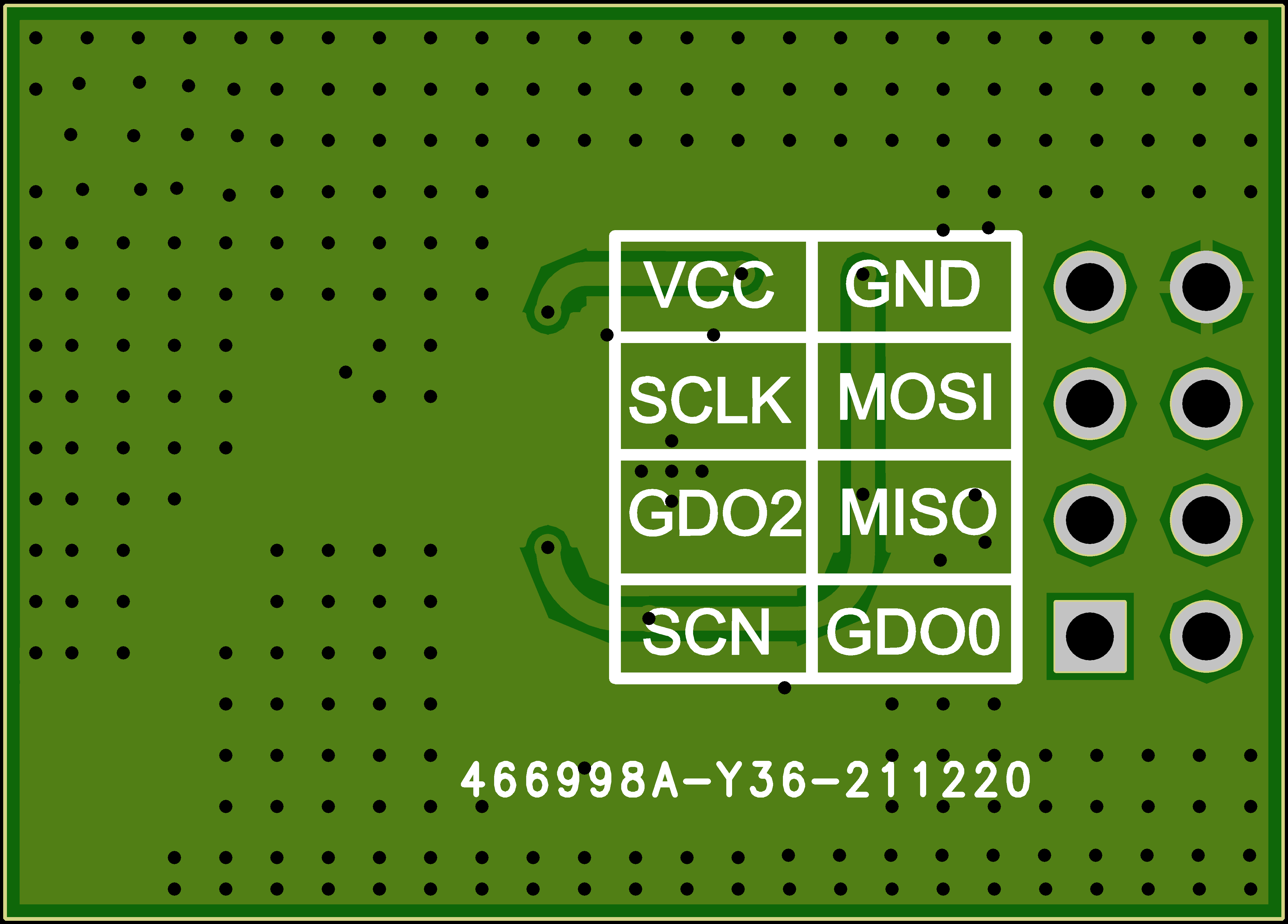 433M无线传输模块PCB设计原理图2