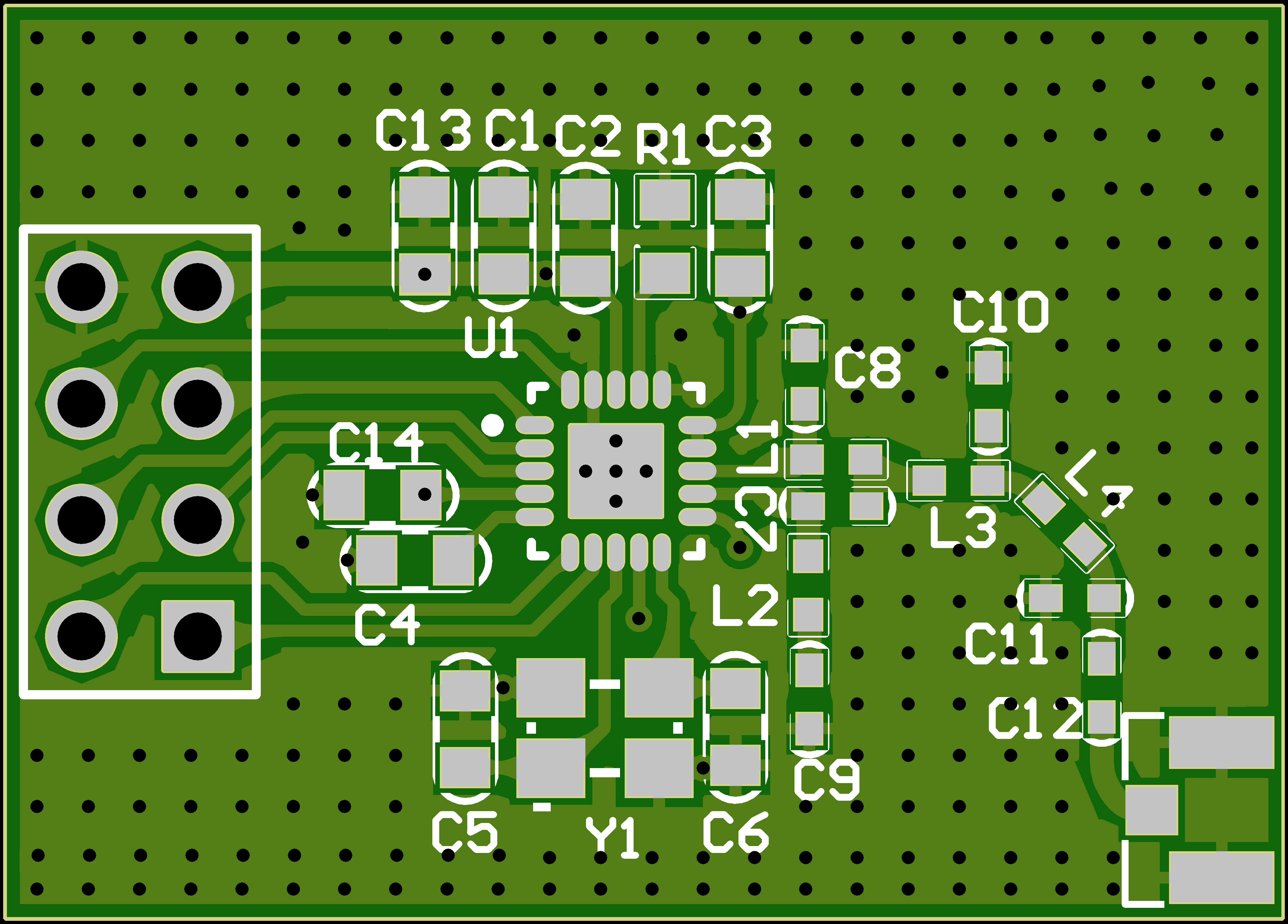 433M无线传输模块PCB设计原理图1