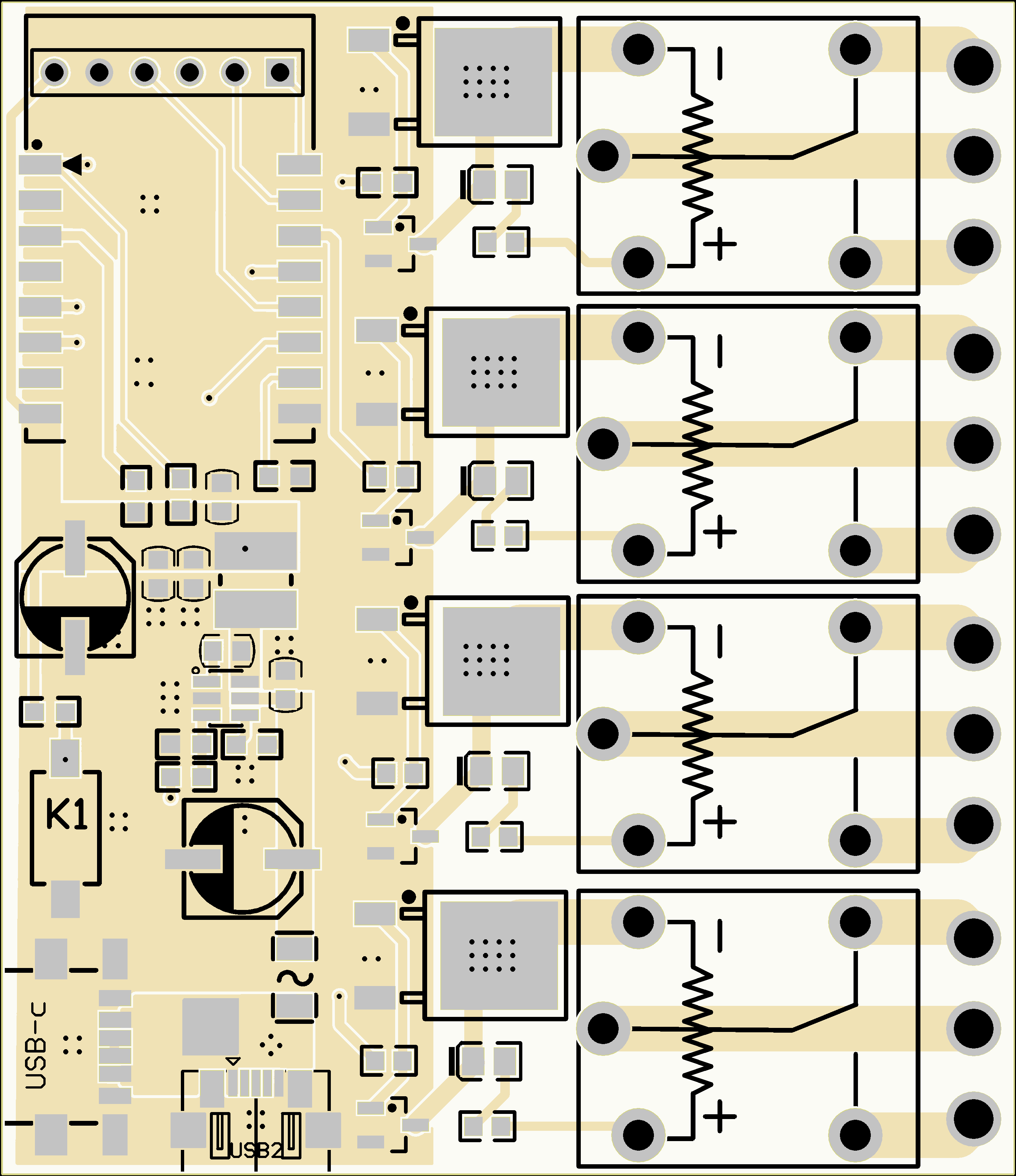 无线四路继电器（接入小爱同学）PCB设计原理图1