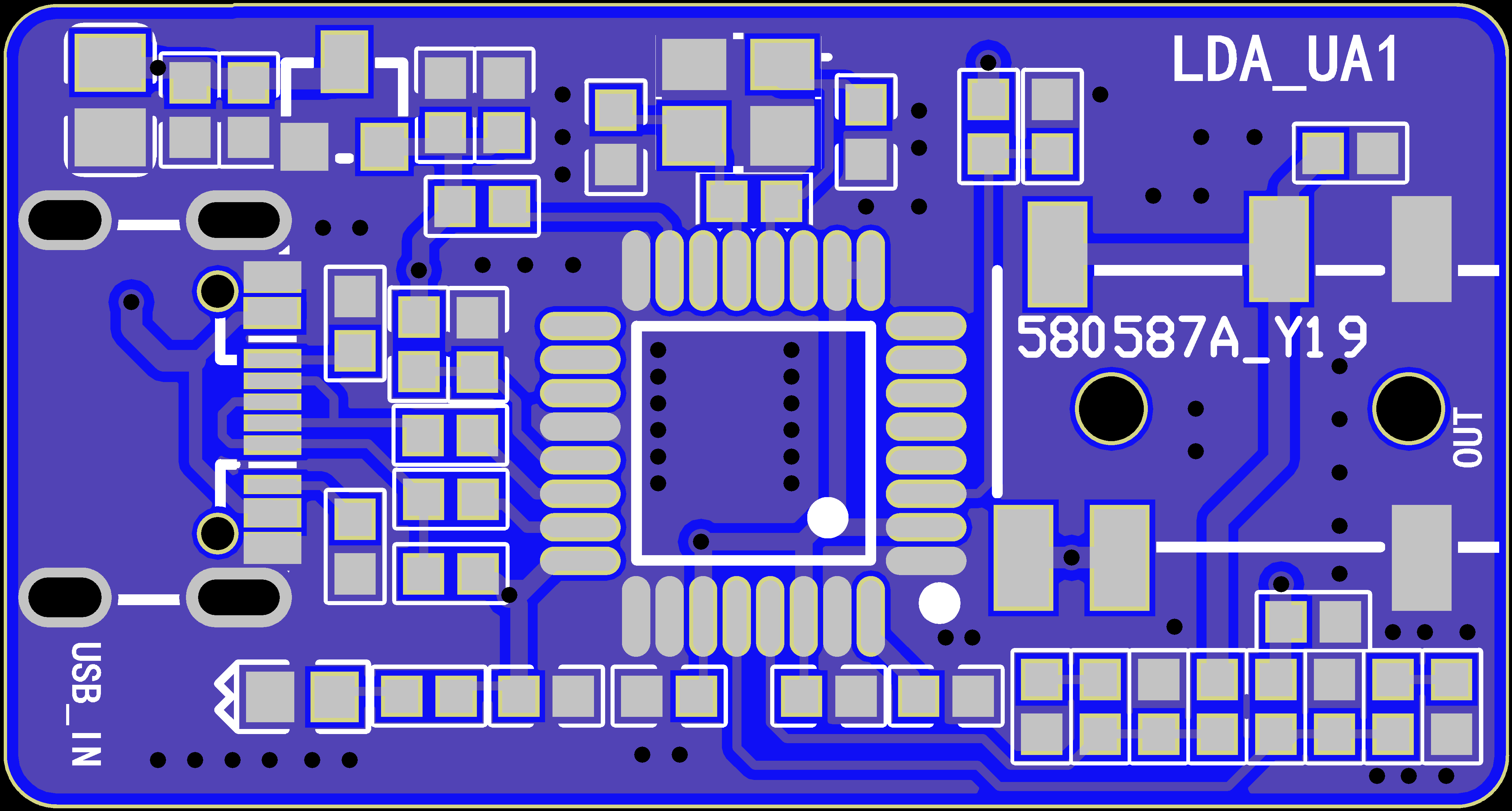 USB转音频模块（LDA_UA1）PCB设计原理图1