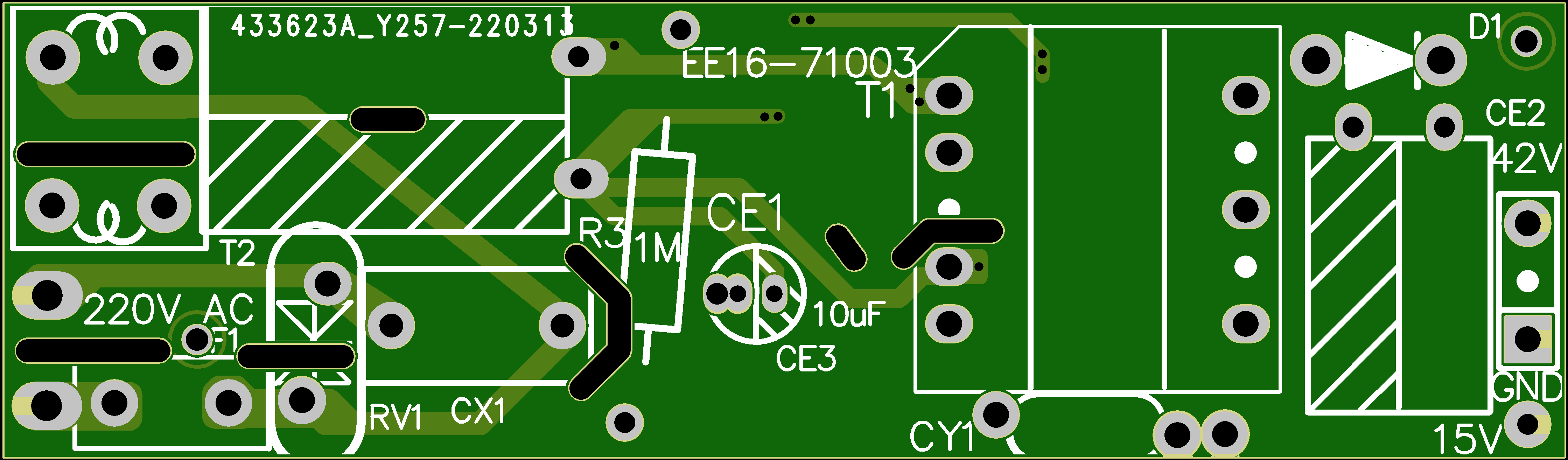 6瓦36V开关电源PCB设计原理图1