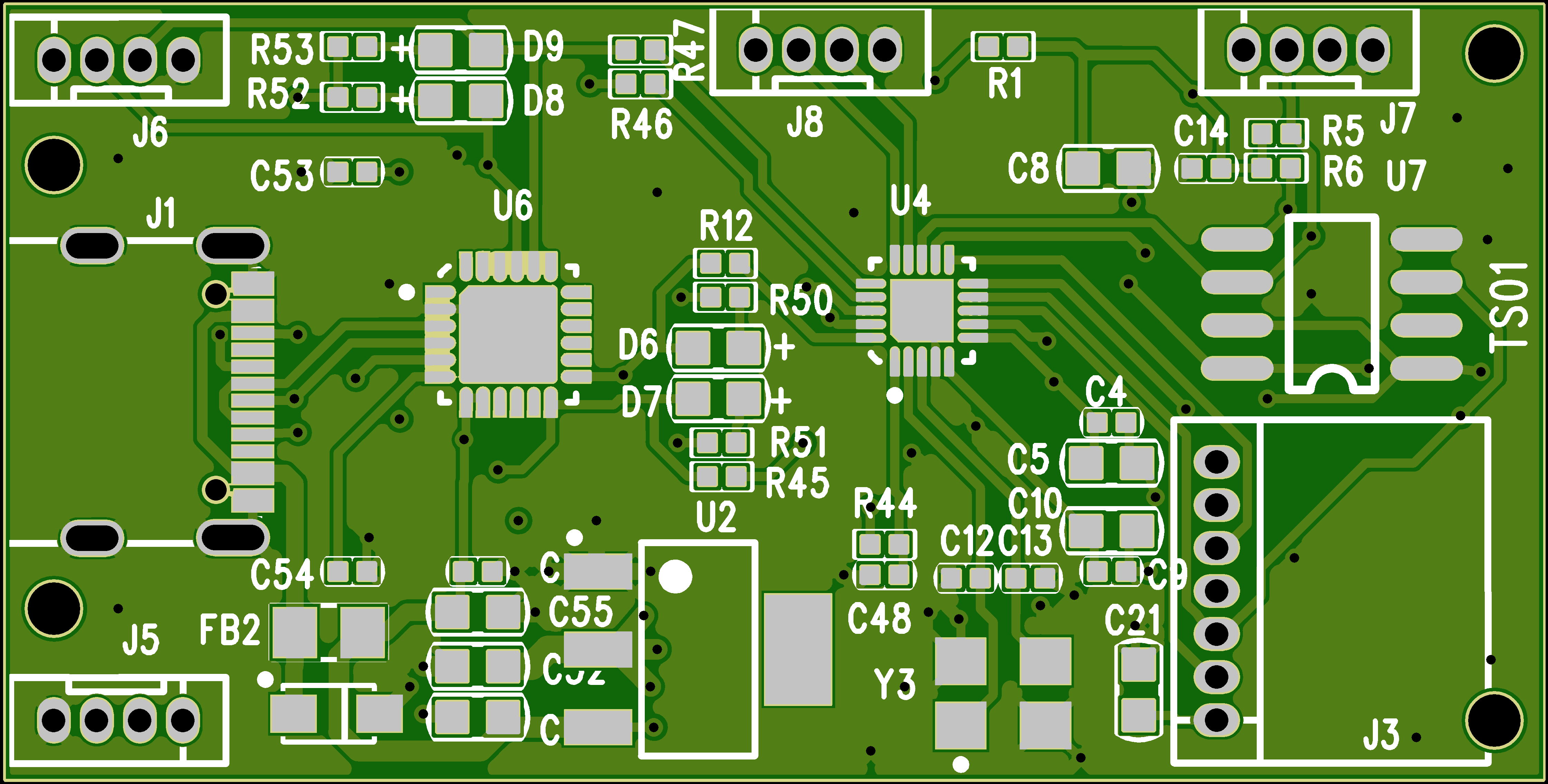 USB转双串口转IIC转SPI模块PCB设计原理图1