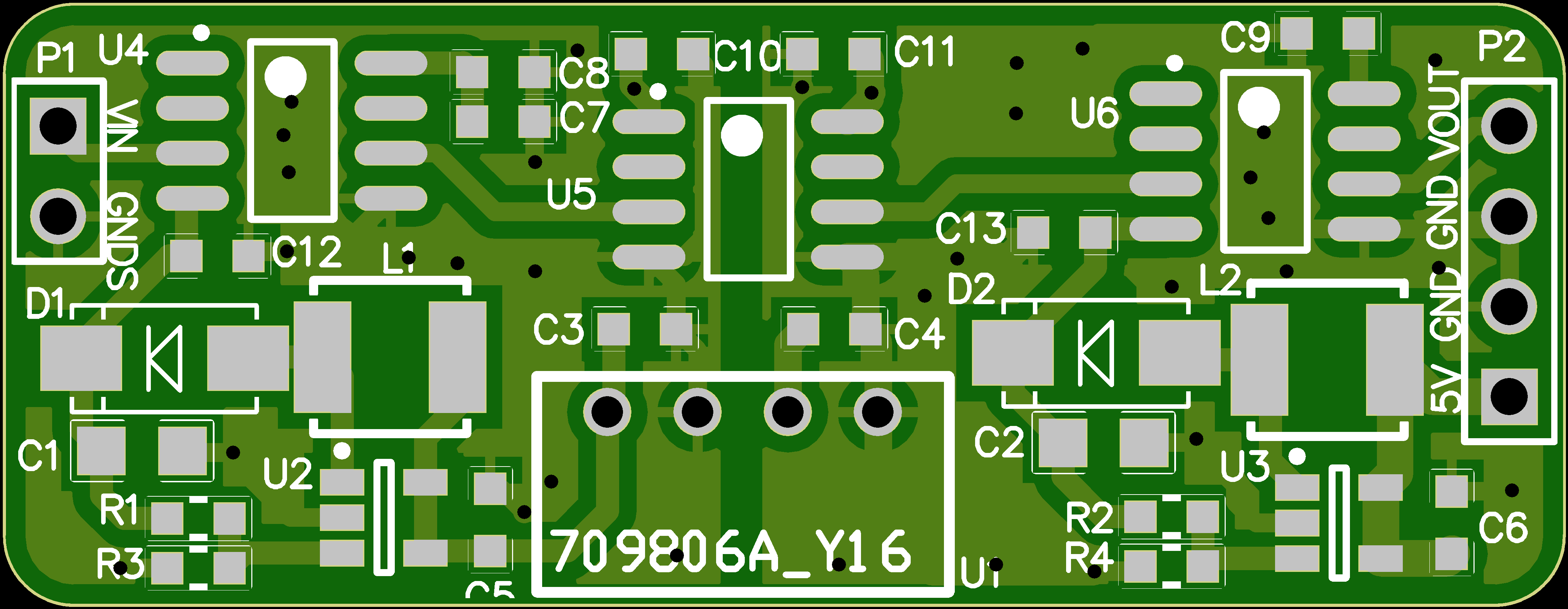 0-5V信号隔离模块PCB设计原理图1