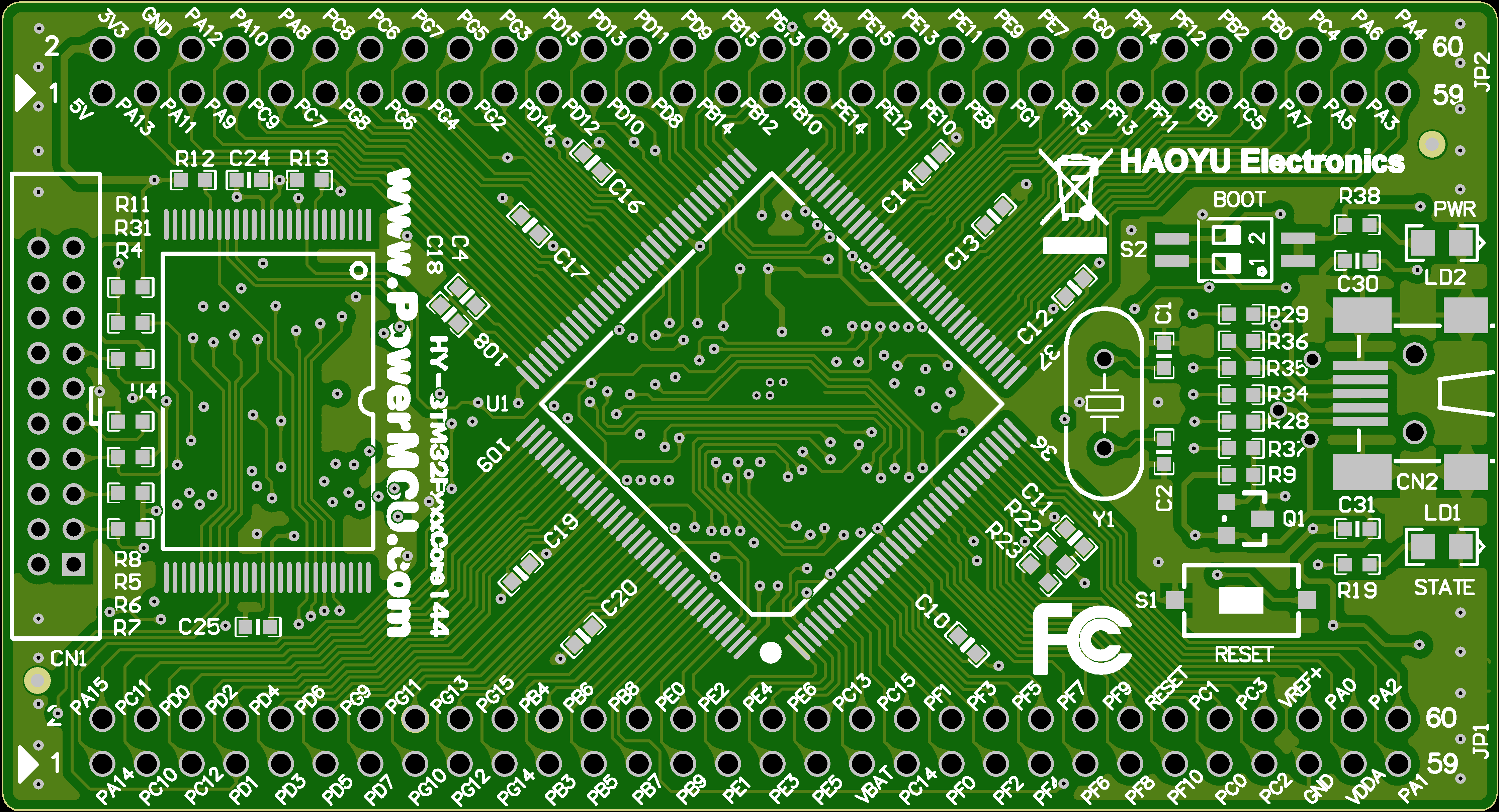 FSMC外扩存储器功能板PCB设计原理图1