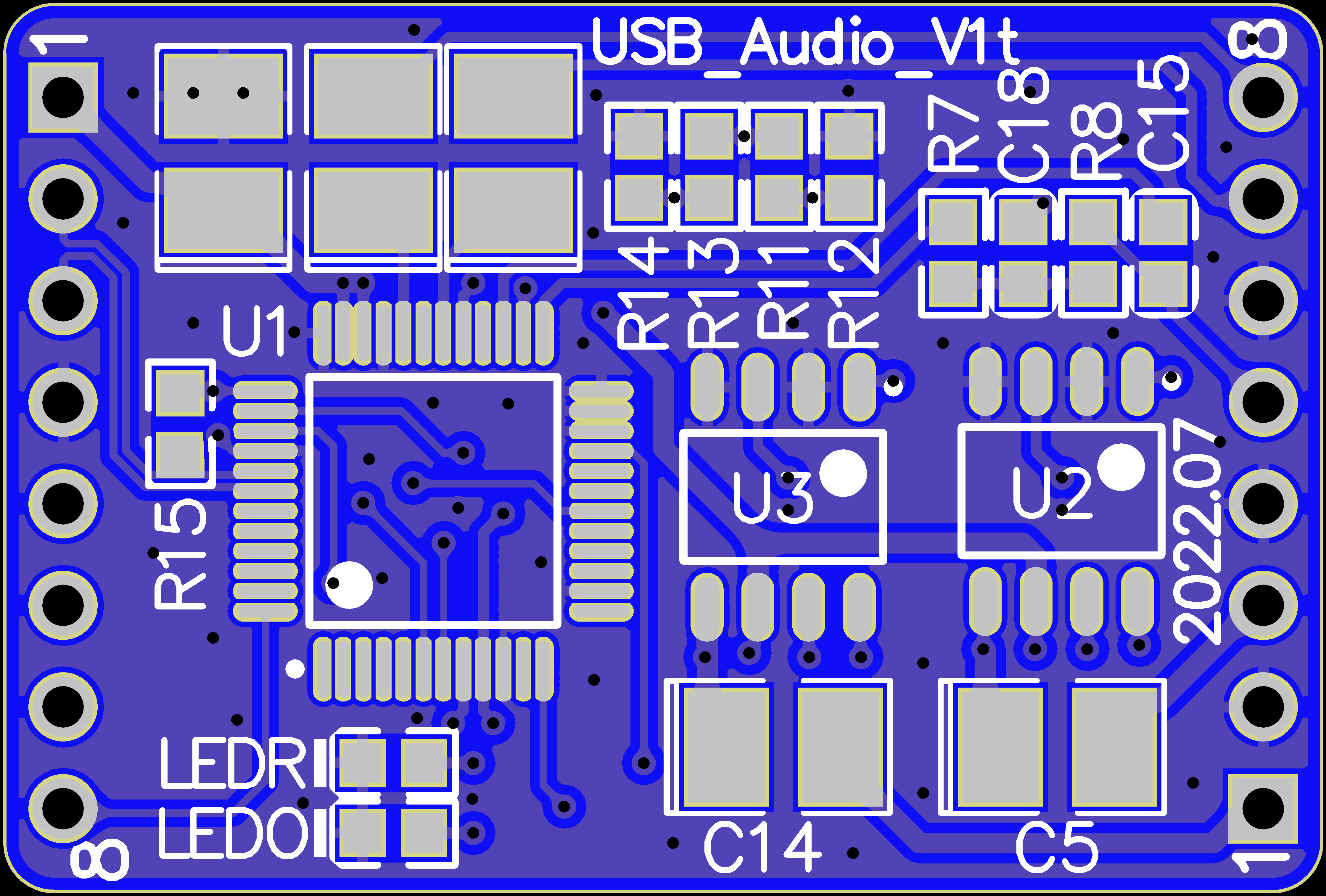 USB声卡PCB设计原理图1