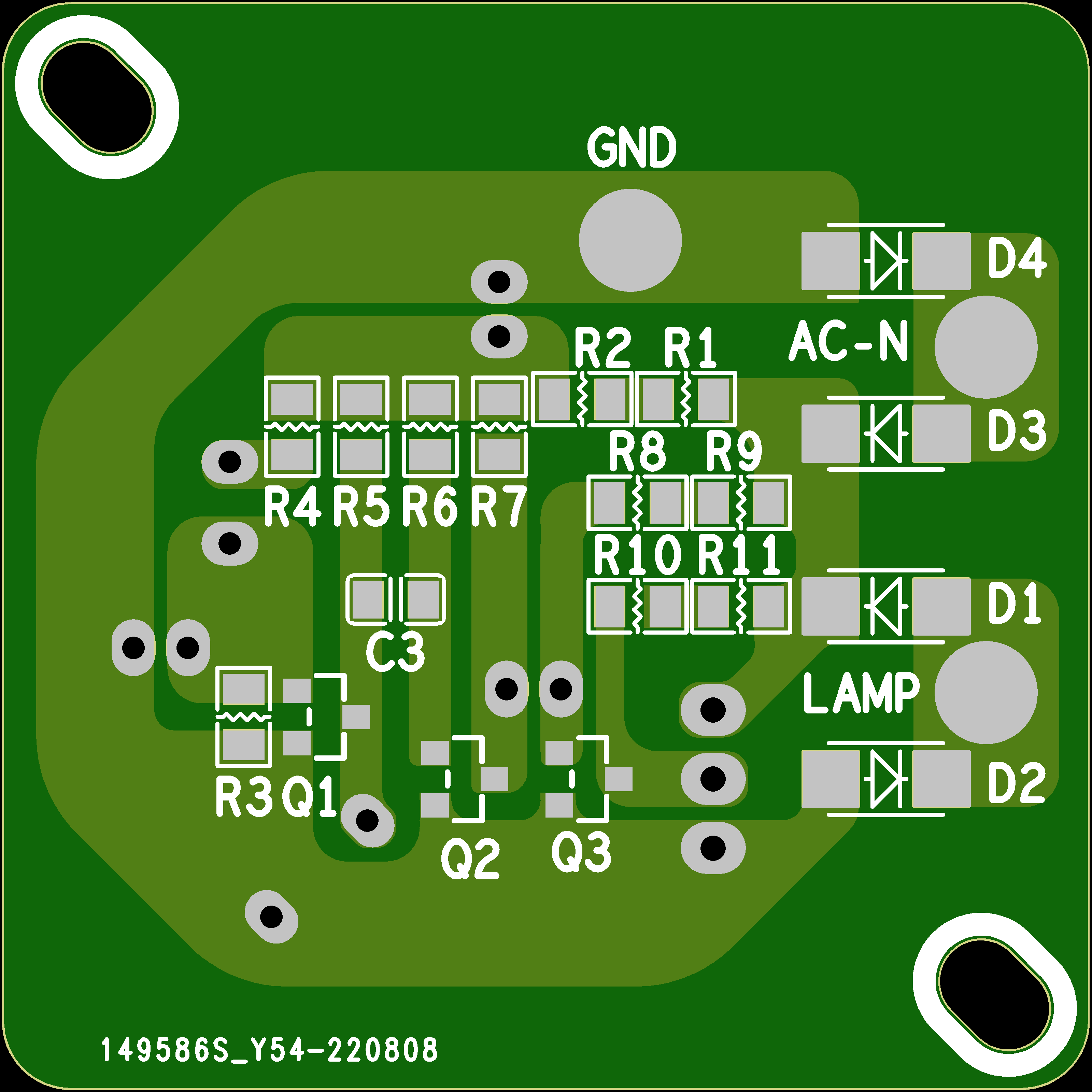 声光控延时关灯控制板PCB设计原理图1