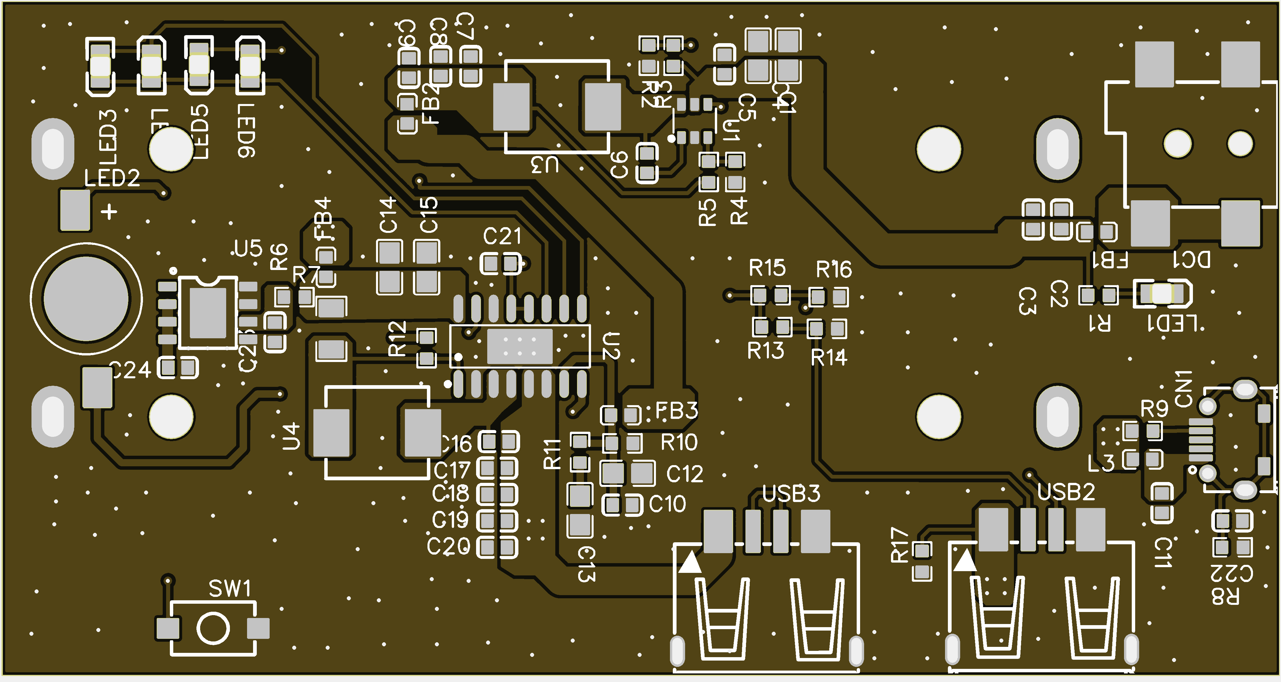 IP5108充电宝PCB设计原理图1