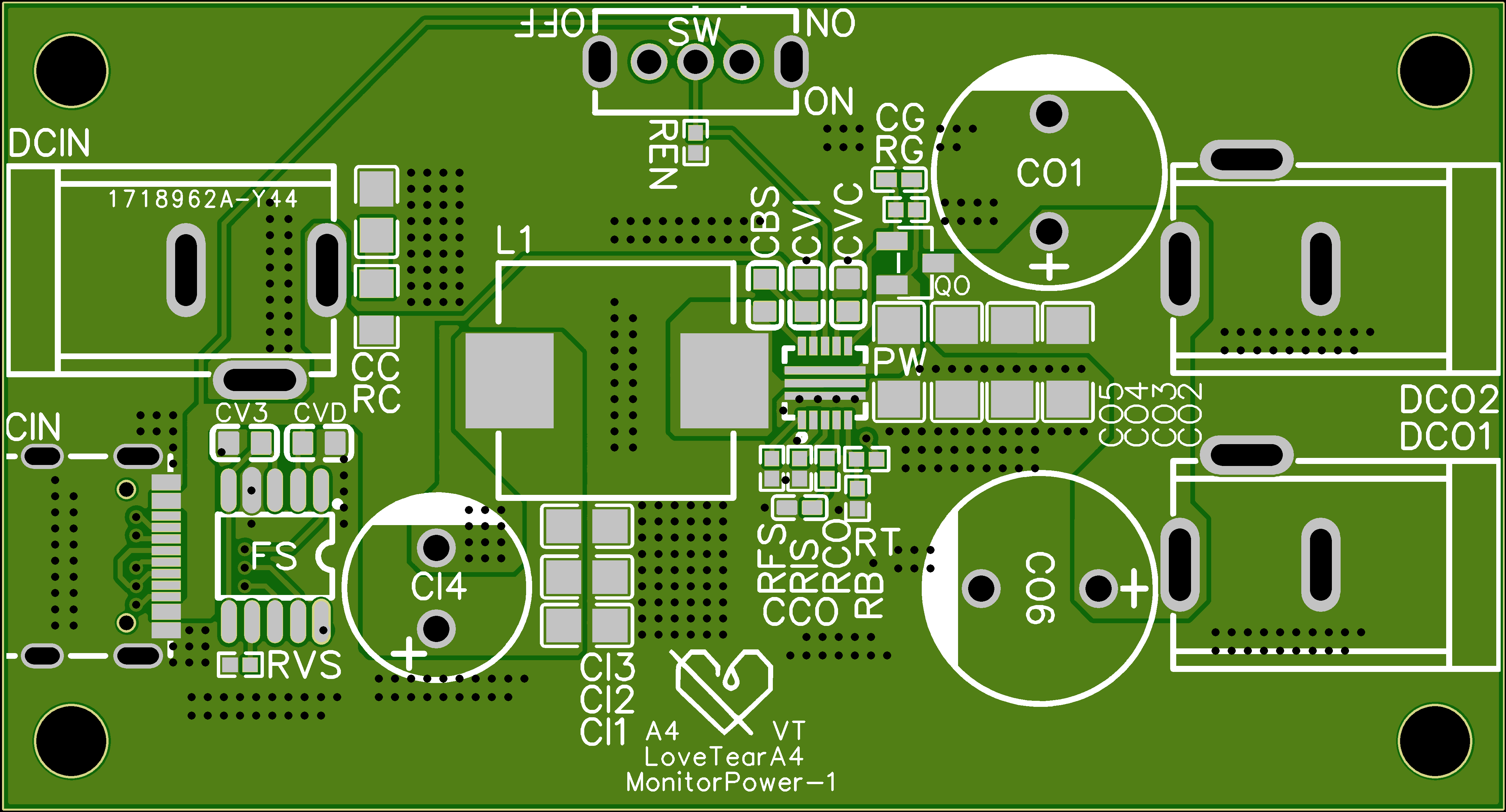 20V显示器供电升压模块PCB设计原理图1
