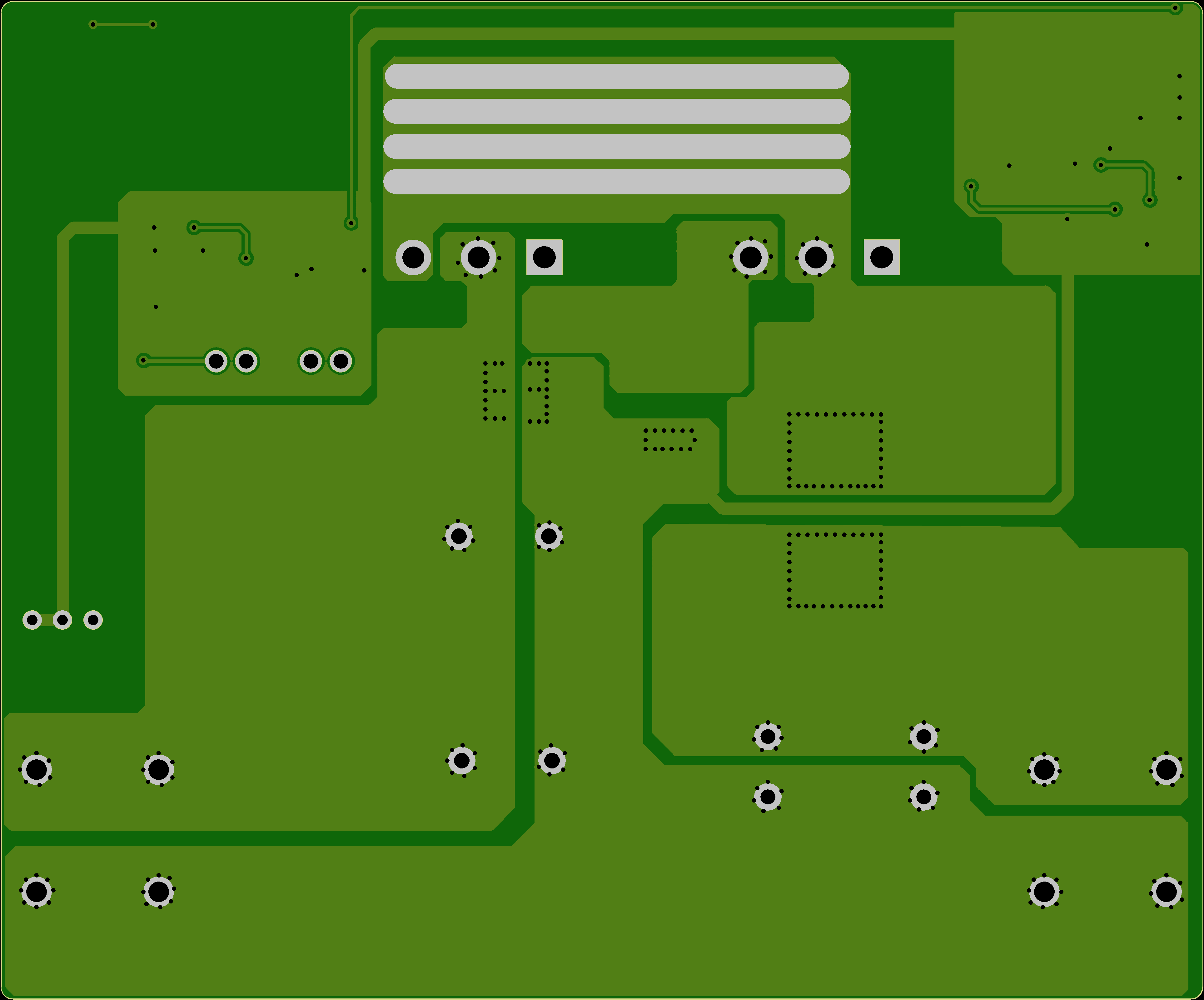 基于EG1164非隔离同步升压可调模块PCB设计原理图2