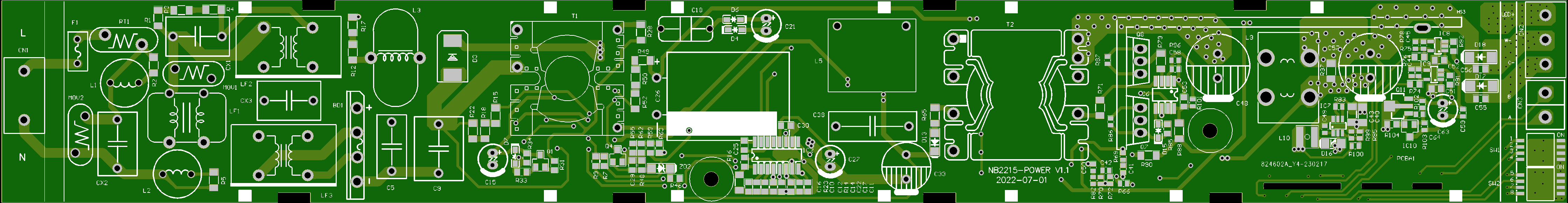 0-150W双路调光开关电源PCB设计原理图1