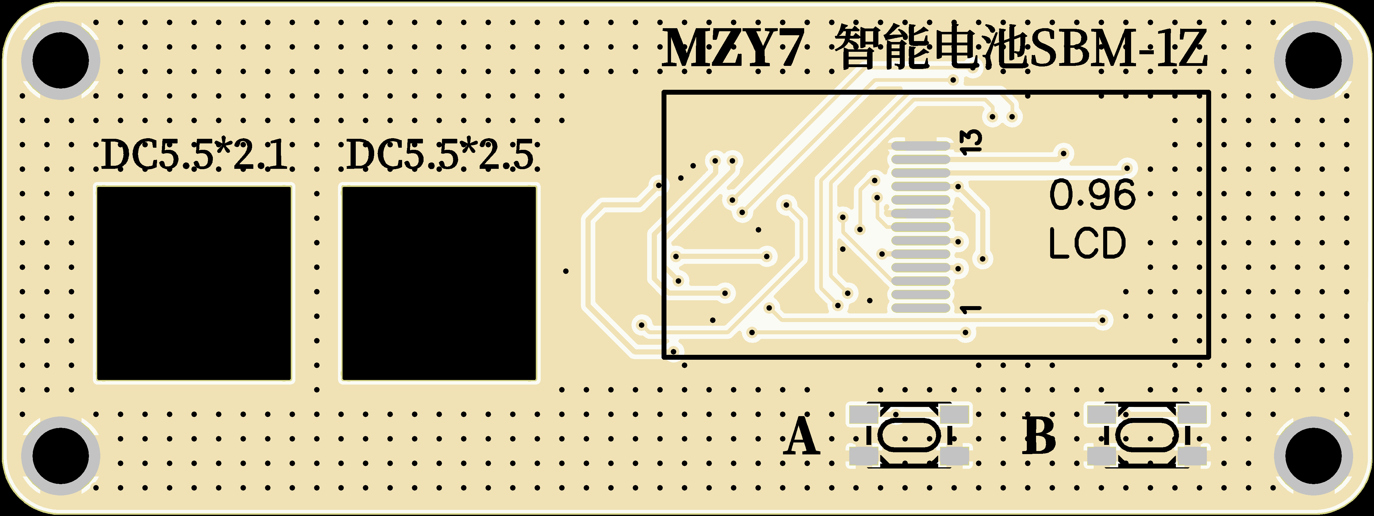 智能电池套件SBM-1Z（二）显示小板PCB设计原理图1